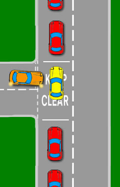 Blocking a Keep Clear Intersection