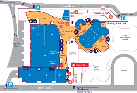 Adelaide Convention Centre Map
