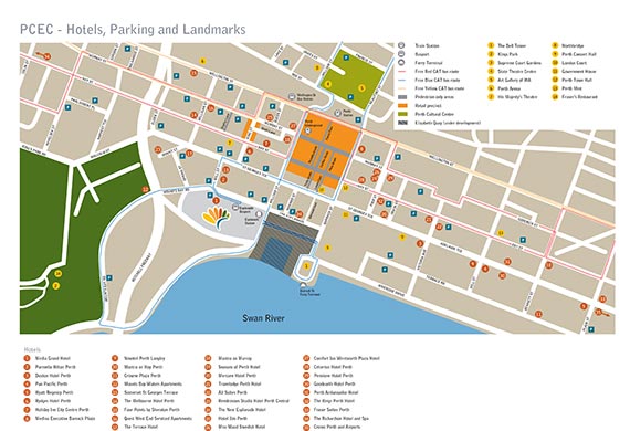 Perth Convention Centre Parking Map